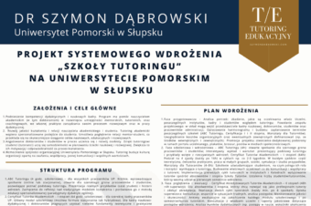 Tutoring Szkoły Wyższej